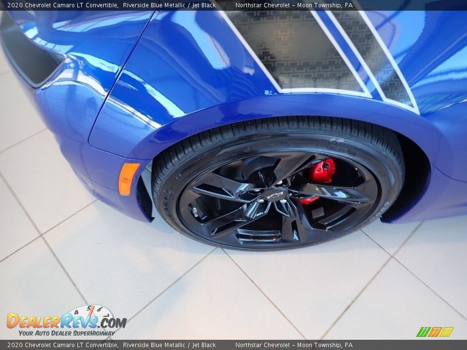 2020 Chevrolet Camaro LT Convertible Riverside Blue Metallic / Jet Black Photo #3