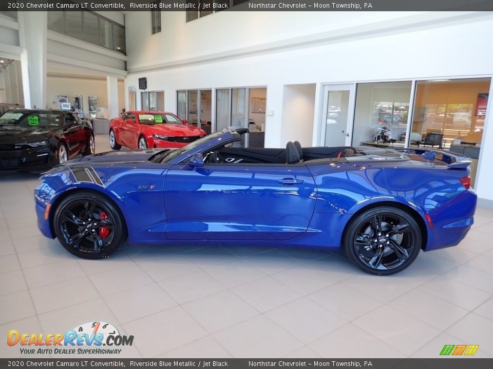 Riverside Blue Metallic 2020 Chevrolet Camaro LT Convertible Photo #4