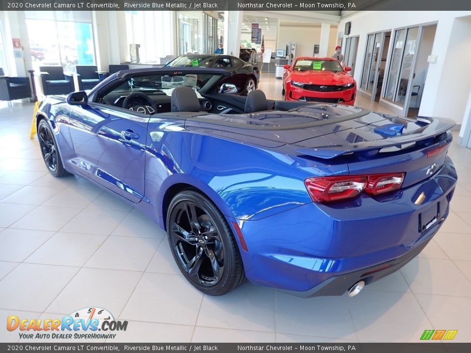 2020 Chevrolet Camaro LT Convertible Riverside Blue Metallic / Jet Black Photo #5