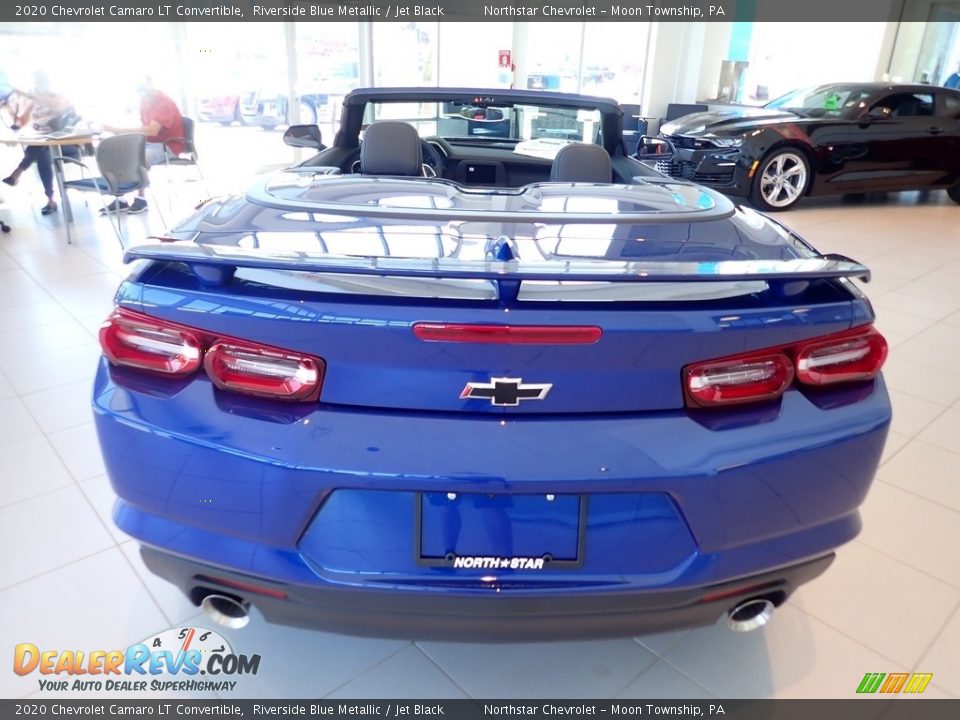 2020 Chevrolet Camaro LT Convertible Riverside Blue Metallic / Jet Black Photo #6