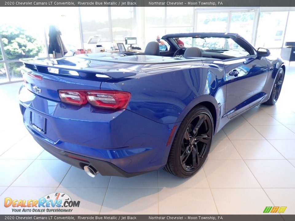 2020 Chevrolet Camaro LT Convertible Riverside Blue Metallic / Jet Black Photo #7