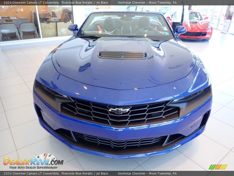 2020 Chevrolet Camaro LT Convertible Riverside Blue Metallic / Jet Black Photo #9