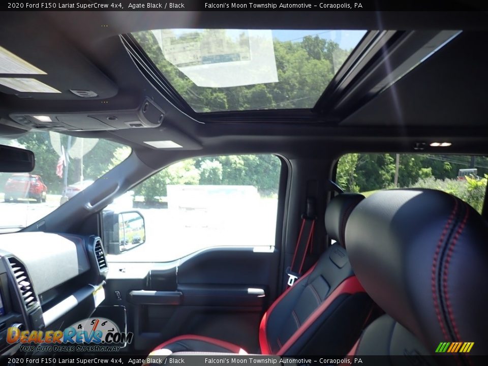 2020 Ford F150 Lariat SuperCrew 4x4 Agate Black / Black Photo #11