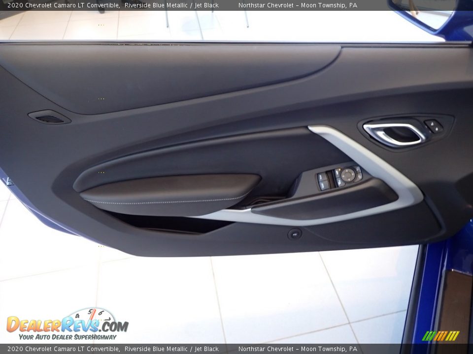 2020 Chevrolet Camaro LT Convertible Riverside Blue Metallic / Jet Black Photo #15