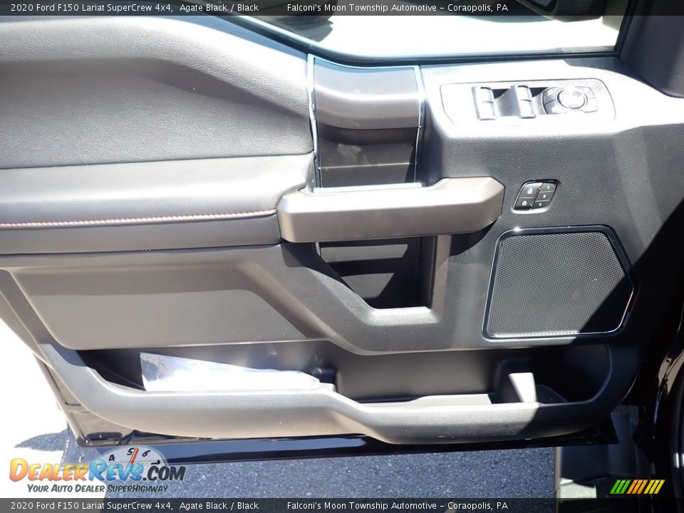 2020 Ford F150 Lariat SuperCrew 4x4 Agate Black / Black Photo #12