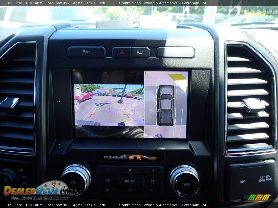 2020 Ford F150 Lariat SuperCrew 4x4 Agate Black / Black Photo #15