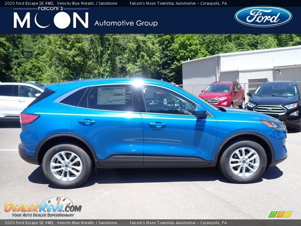 2020 Ford Escape SE 4WD Velocity Blue Metallic / Sandstone Photo #1