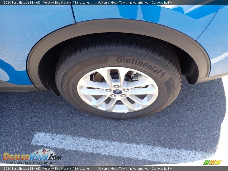 2020 Ford Escape SE 4WD Velocity Blue Metallic / Sandstone Photo #7