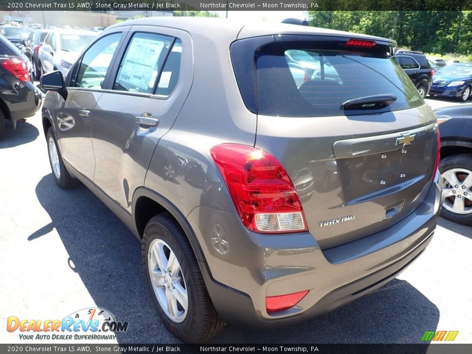 2020 Chevrolet Trax LS AWD Stone Gray Metallic / Jet Black Photo #3