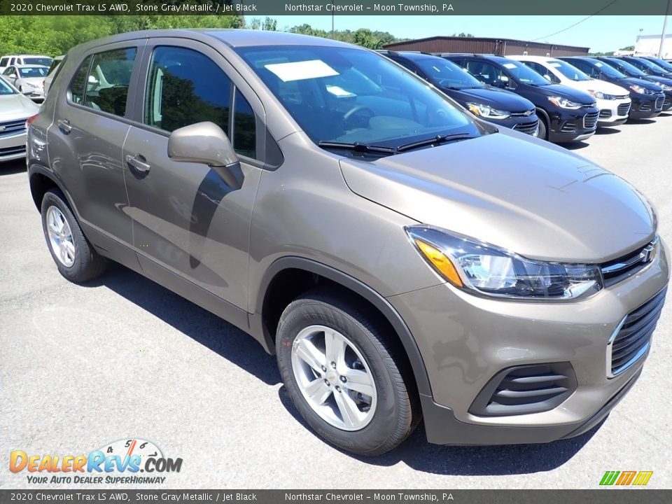 2020 Chevrolet Trax LS AWD Stone Gray Metallic / Jet Black Photo #7