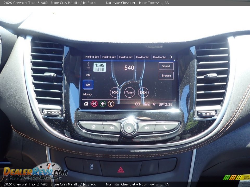 2020 Chevrolet Trax LS AWD Stone Gray Metallic / Jet Black Photo #16