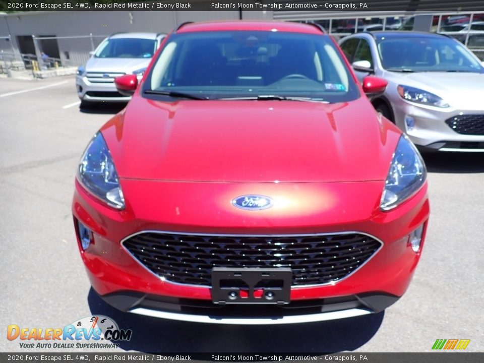 2020 Ford Escape SEL 4WD Rapid Red Metallic / Ebony Black Photo #4