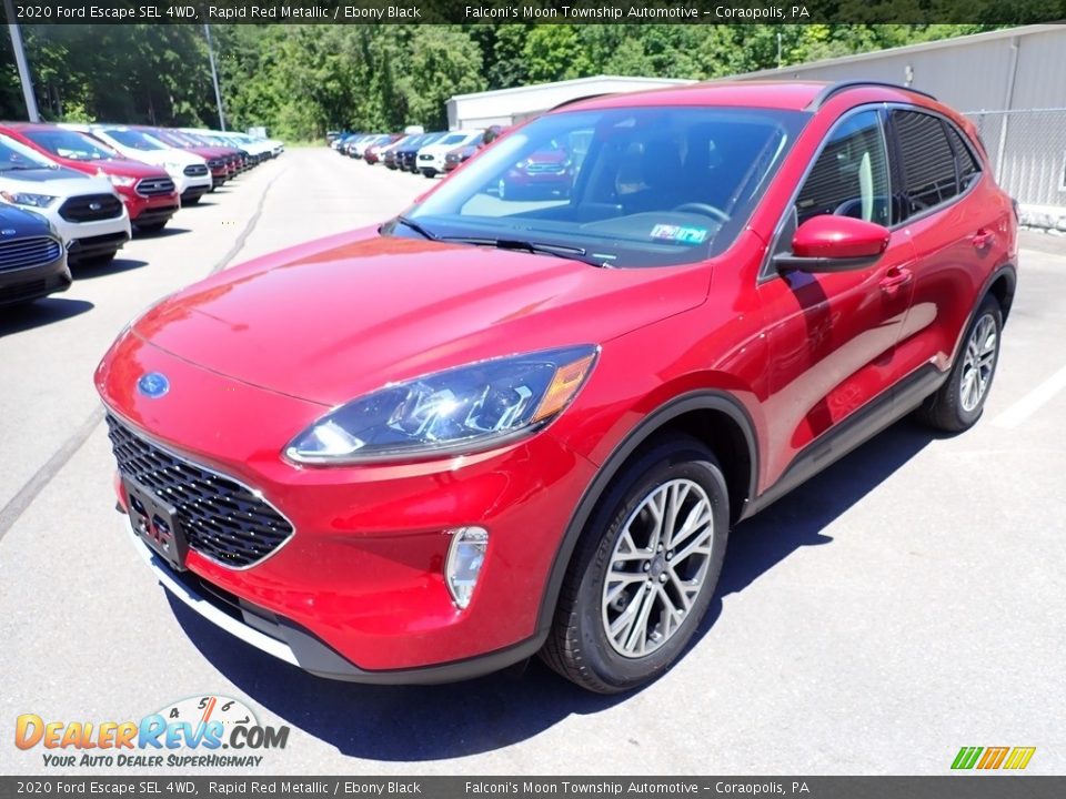 2020 Ford Escape SEL 4WD Rapid Red Metallic / Ebony Black Photo #5