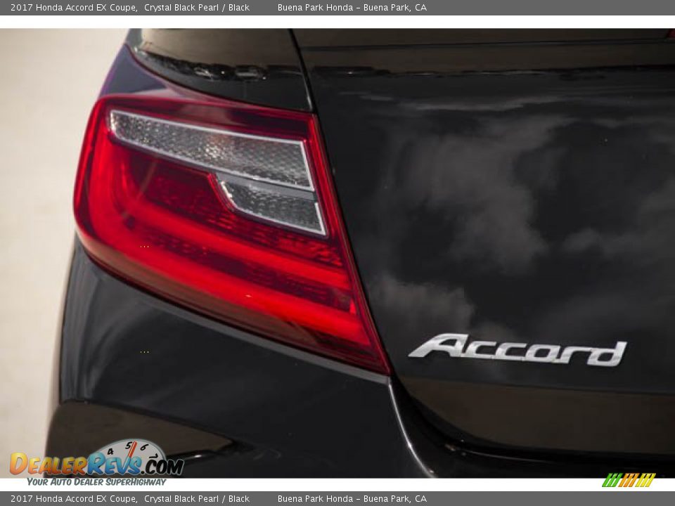 2017 Honda Accord EX Coupe Crystal Black Pearl / Black Photo #9