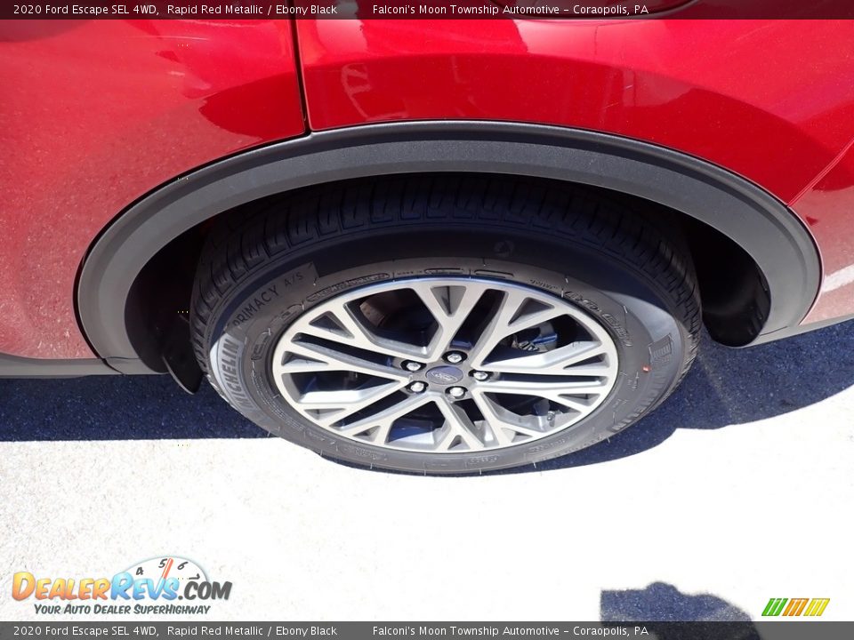 2020 Ford Escape SEL 4WD Rapid Red Metallic / Ebony Black Photo #7