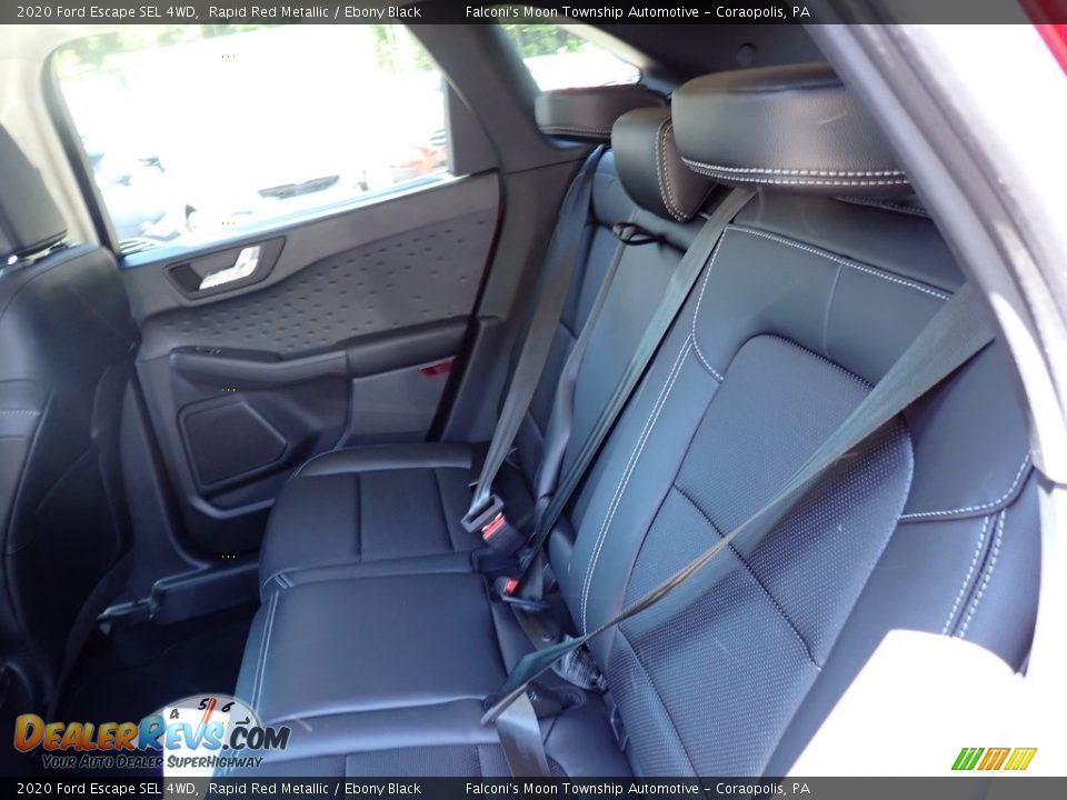 2020 Ford Escape SEL 4WD Rapid Red Metallic / Ebony Black Photo #8