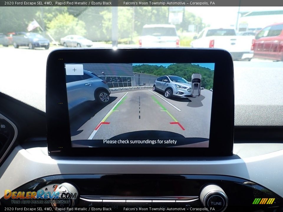 2020 Ford Escape SEL 4WD Rapid Red Metallic / Ebony Black Photo #15