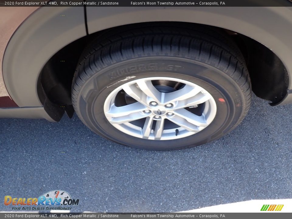 2020 Ford Explorer XLT 4WD Rich Copper Metallic / Sandstone Photo #7