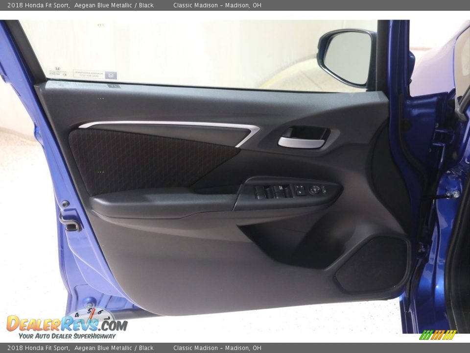 2018 Honda Fit Sport Aegean Blue Metallic / Black Photo #5