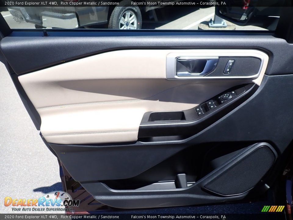 2020 Ford Explorer XLT 4WD Rich Copper Metallic / Sandstone Photo #9
