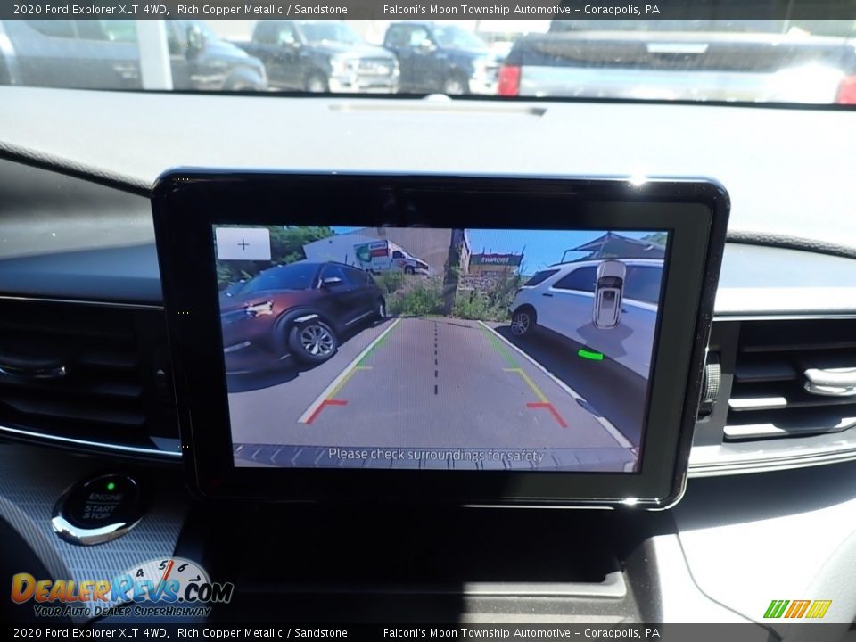 2020 Ford Explorer XLT 4WD Rich Copper Metallic / Sandstone Photo #13