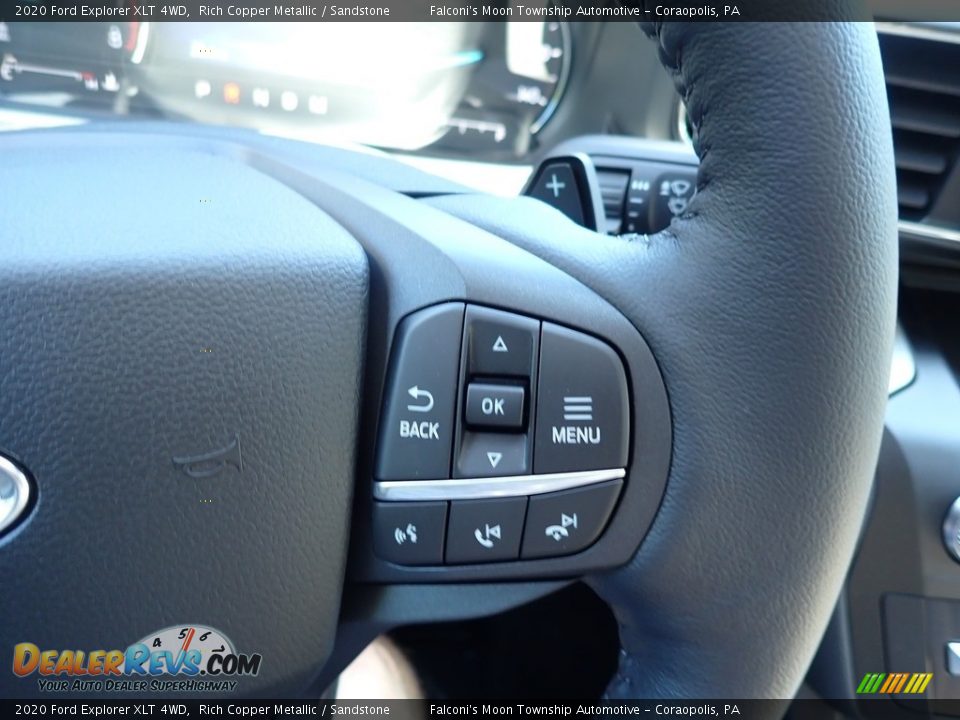 2020 Ford Explorer XLT 4WD Rich Copper Metallic / Sandstone Photo #14