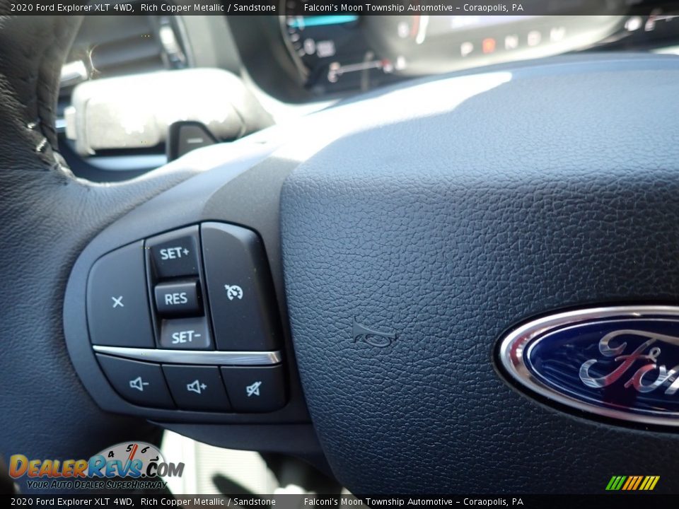 2020 Ford Explorer XLT 4WD Rich Copper Metallic / Sandstone Photo #15