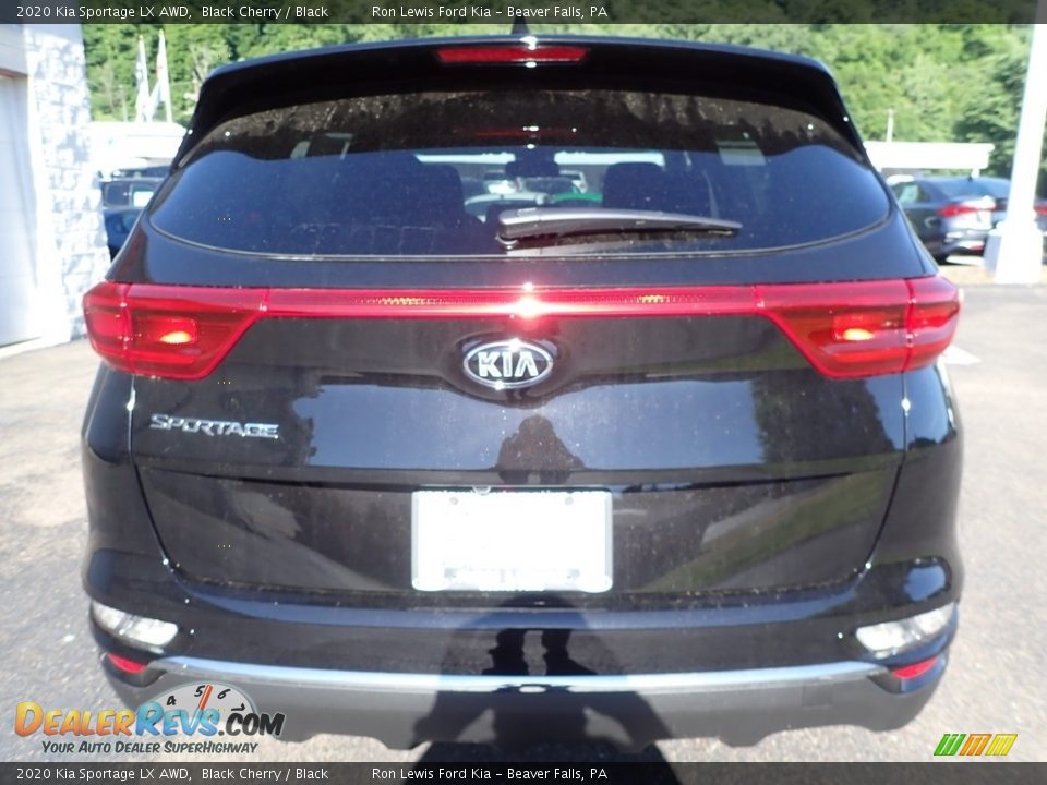2020 Kia Sportage LX AWD Black Cherry / Black Photo #3