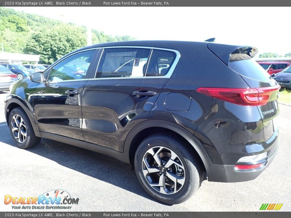 2020 Kia Sportage LX AWD Black Cherry / Black Photo #5