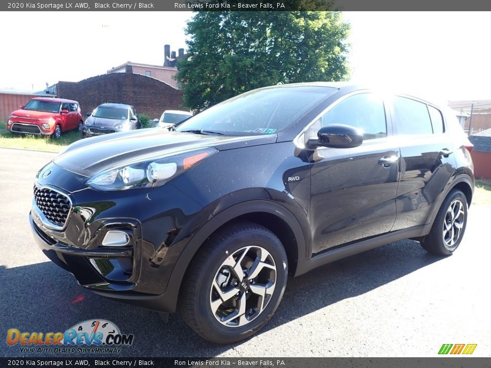2020 Kia Sportage LX AWD Black Cherry / Black Photo #7
