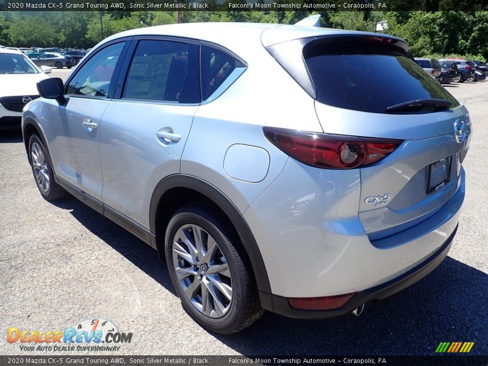 2020 Mazda CX-5 Grand Touring AWD Sonic Silver Metallic / Black Photo #6