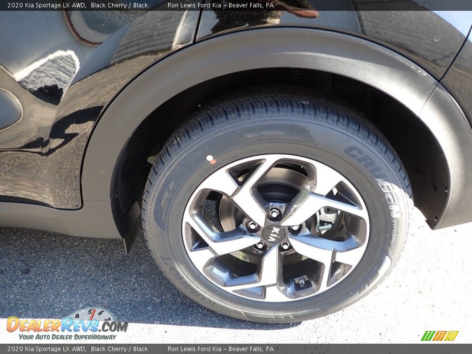 2020 Kia Sportage LX AWD Black Cherry / Black Photo #10