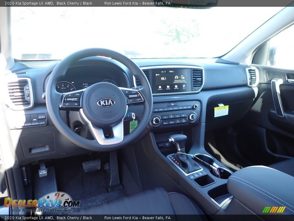 2020 Kia Sportage LX AWD Black Cherry / Black Photo #14