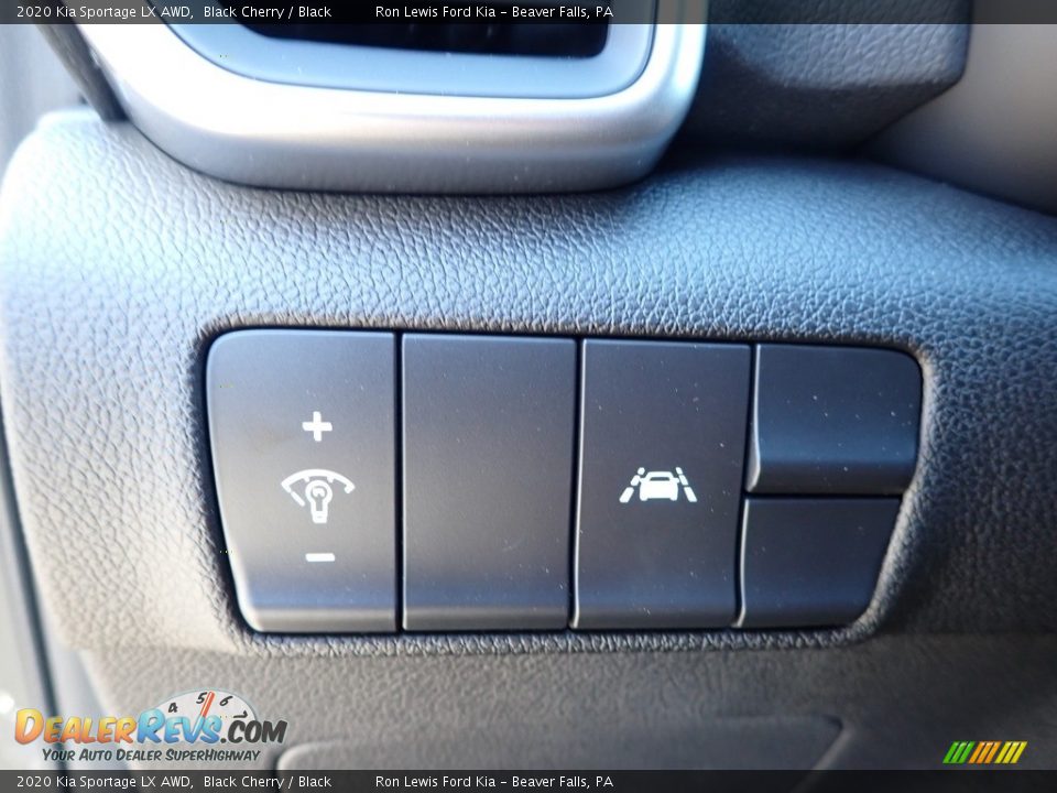 2020 Kia Sportage LX AWD Black Cherry / Black Photo #16