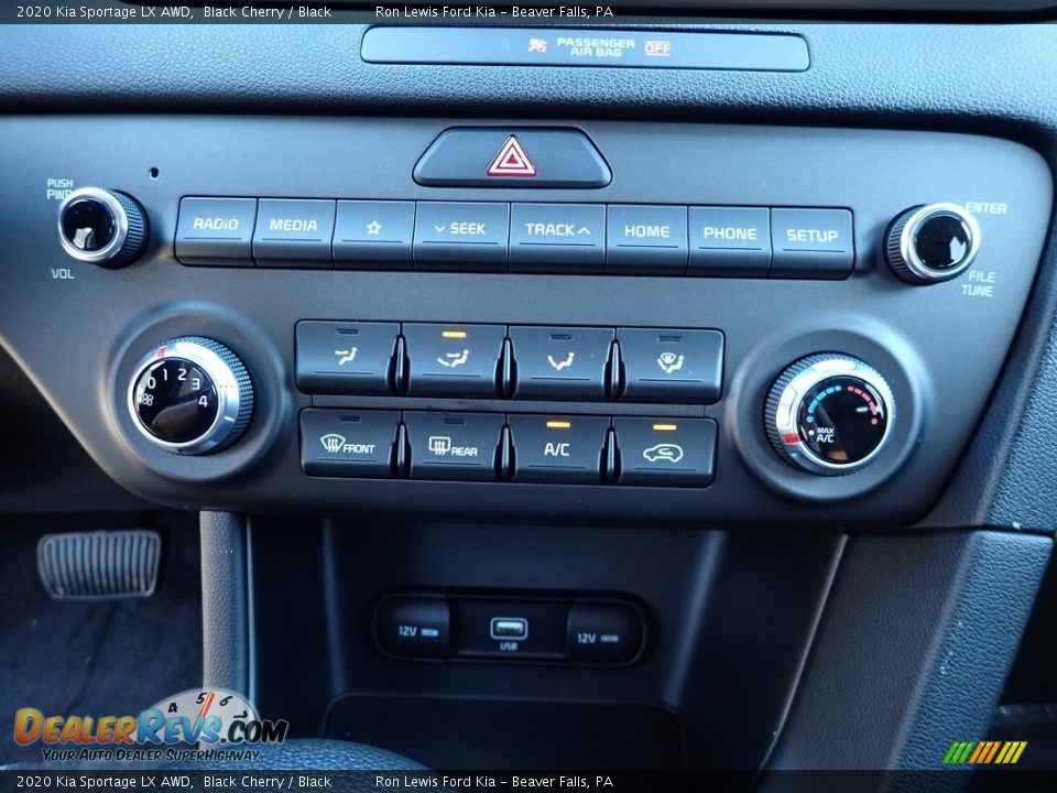 2020 Kia Sportage LX AWD Black Cherry / Black Photo #19