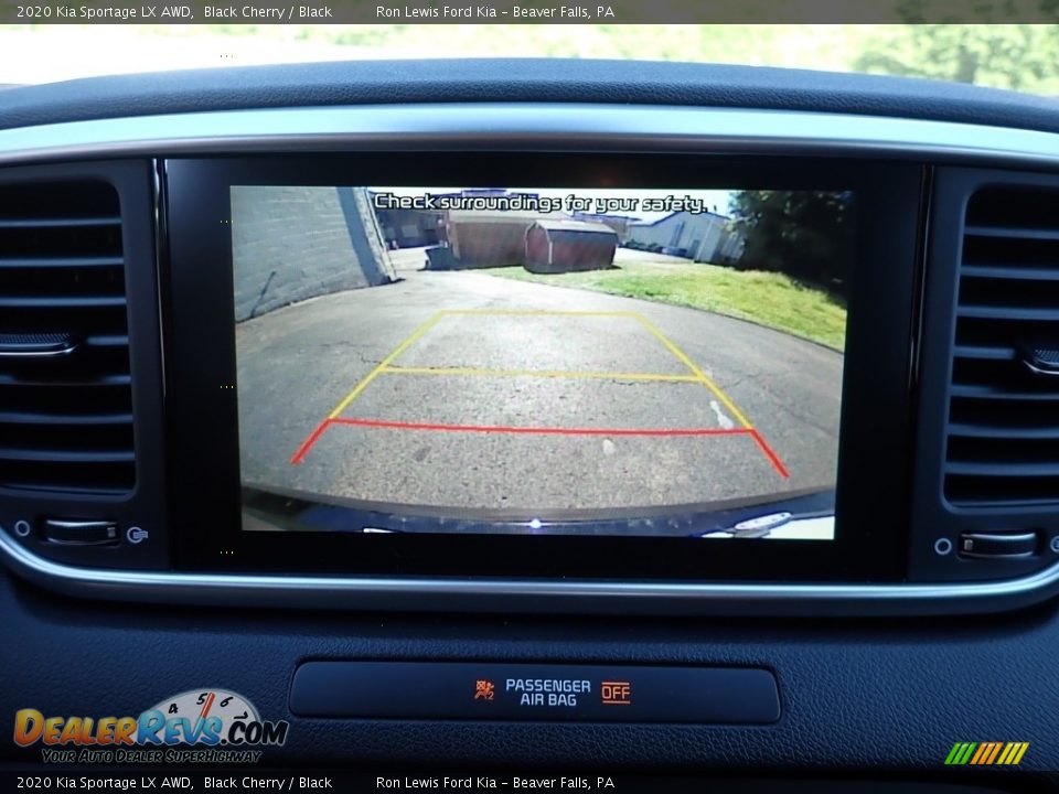 2020 Kia Sportage LX AWD Black Cherry / Black Photo #20