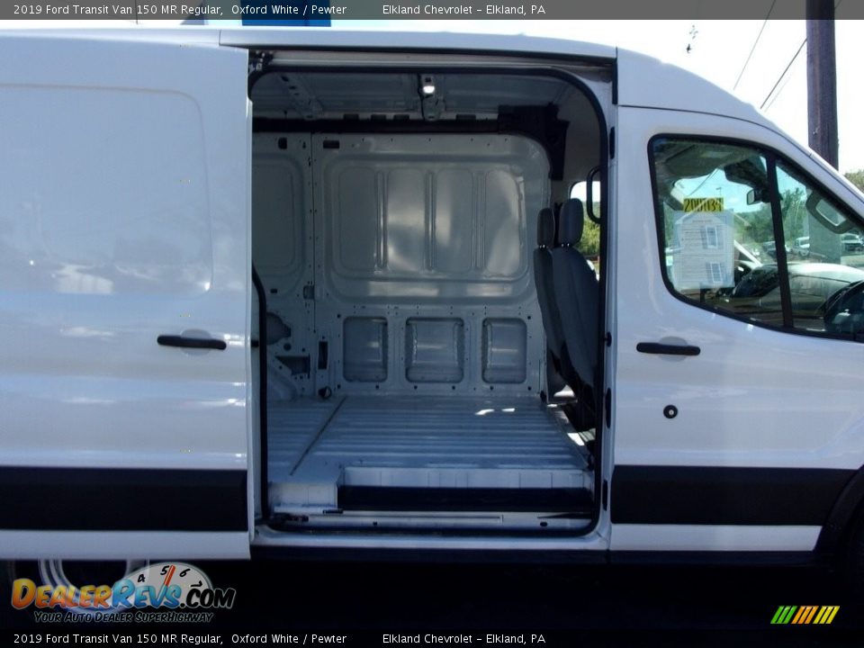 2019 Ford Transit Van 150 MR Regular Oxford White / Pewter Photo #5