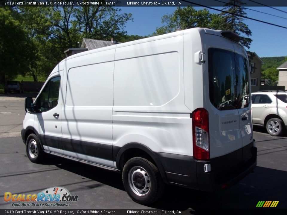 2019 Ford Transit Van 150 MR Regular Oxford White / Pewter Photo #7