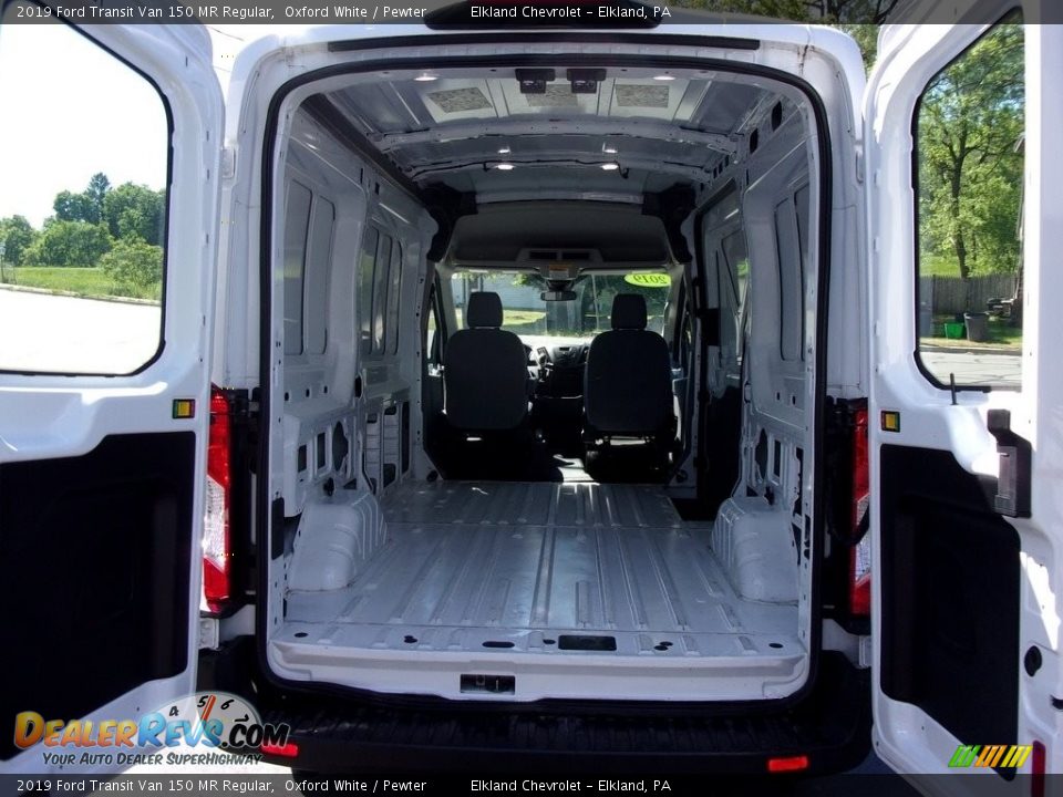 2019 Ford Transit Van 150 MR Regular Oxford White / Pewter Photo #8