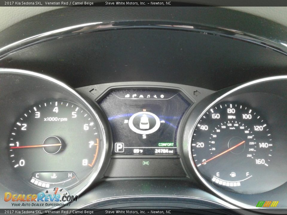 2017 Kia Sedona SXL Gauges Photo #22