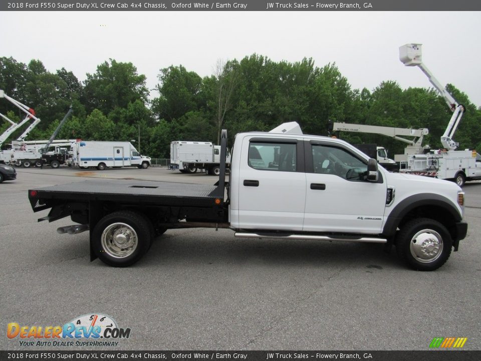 Oxford White 2018 Ford F550 Super Duty XL Crew Cab 4x4 Chassis Photo #4