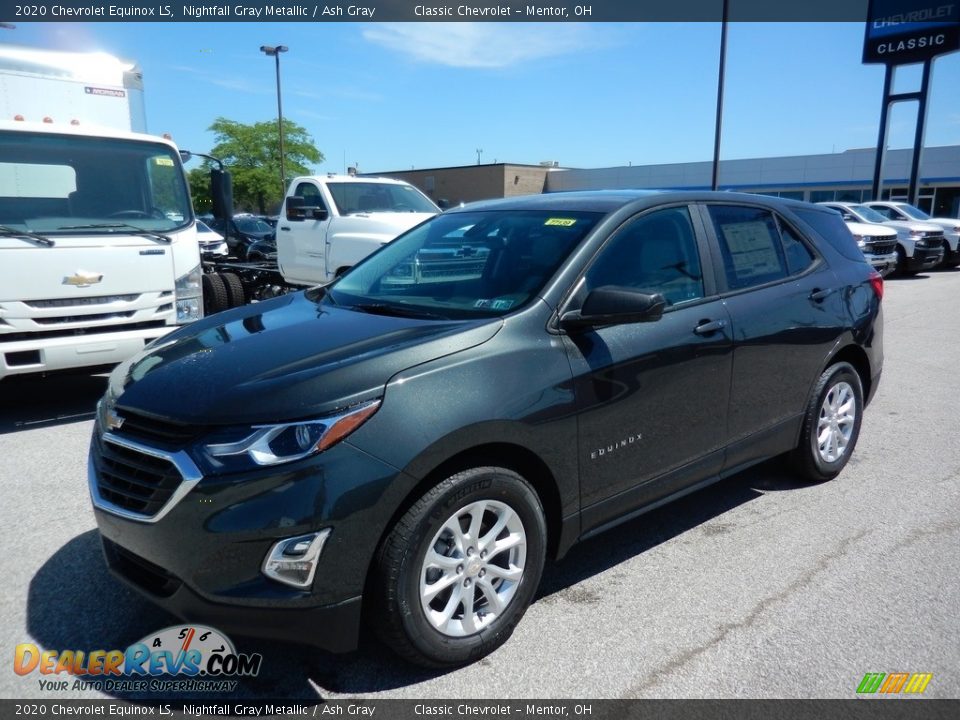 2020 Chevrolet Equinox LS Nightfall Gray Metallic / Ash Gray Photo #1