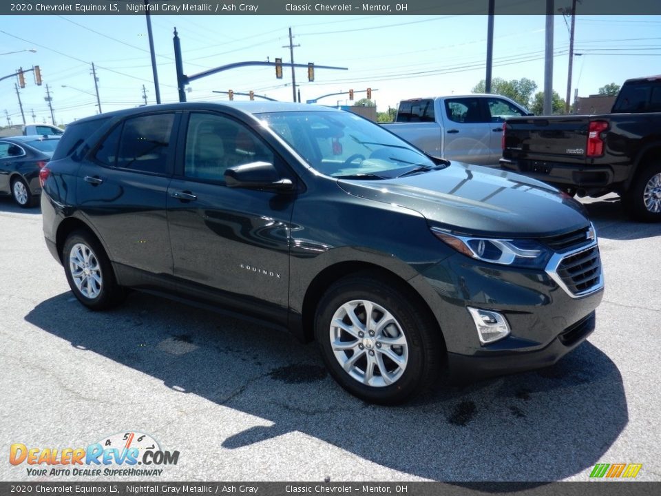 2020 Chevrolet Equinox LS Nightfall Gray Metallic / Ash Gray Photo #3