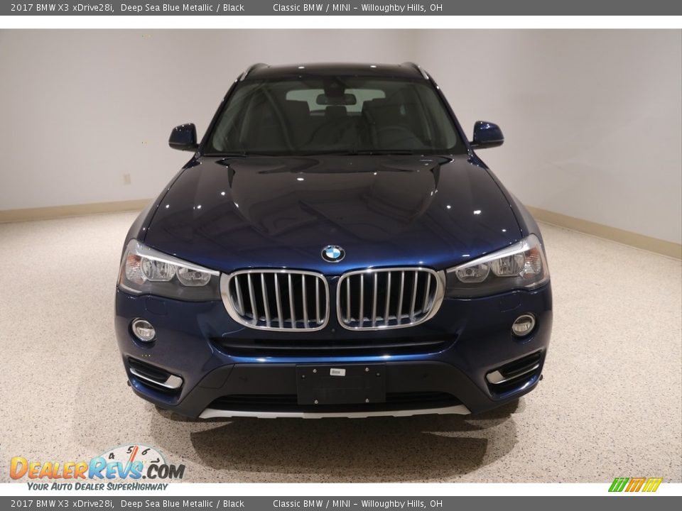 2017 BMW X3 xDrive28i Deep Sea Blue Metallic / Black Photo #2