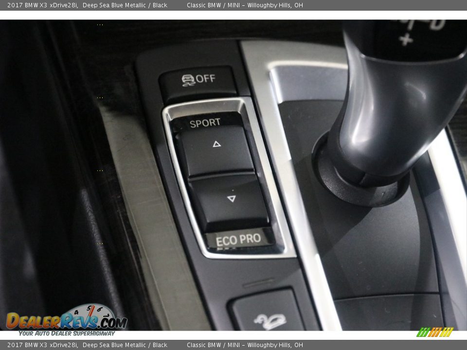 2017 BMW X3 xDrive28i Deep Sea Blue Metallic / Black Photo #14