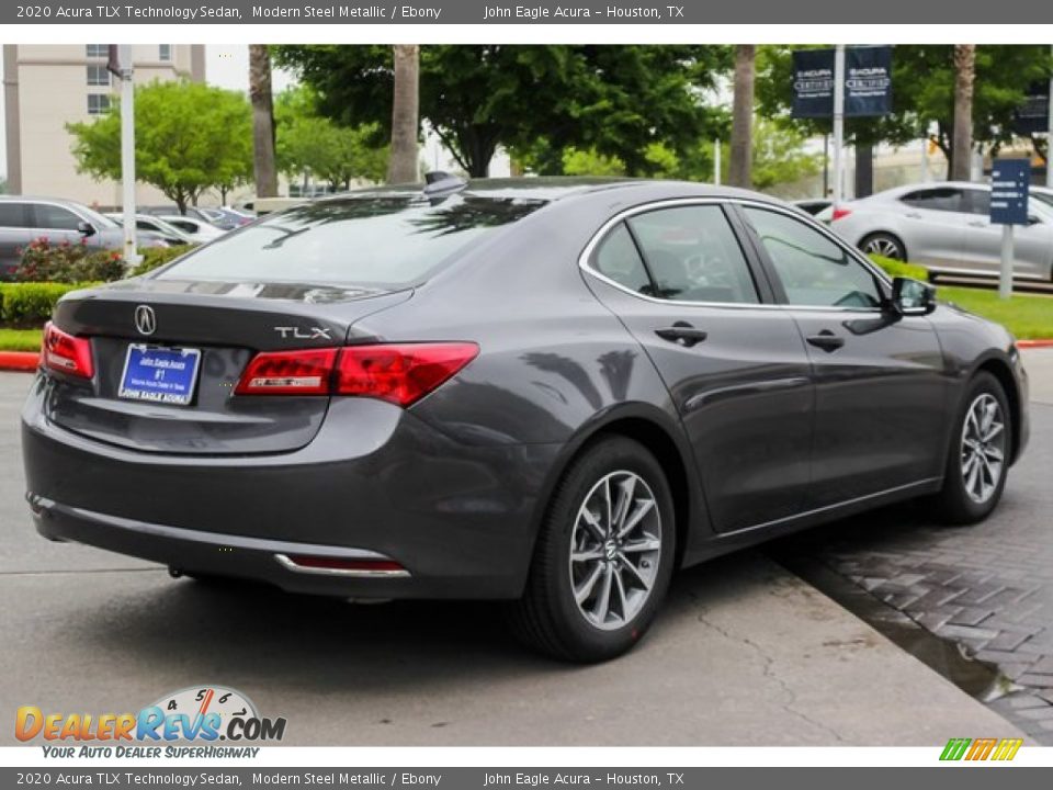 2020 Acura TLX Technology Sedan Modern Steel Metallic / Ebony Photo #8
