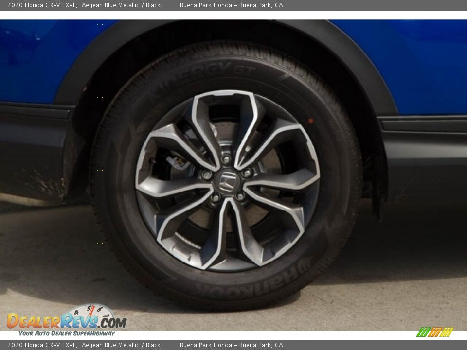 2020 Honda CR-V EX-L Aegean Blue Metallic / Black Photo #8