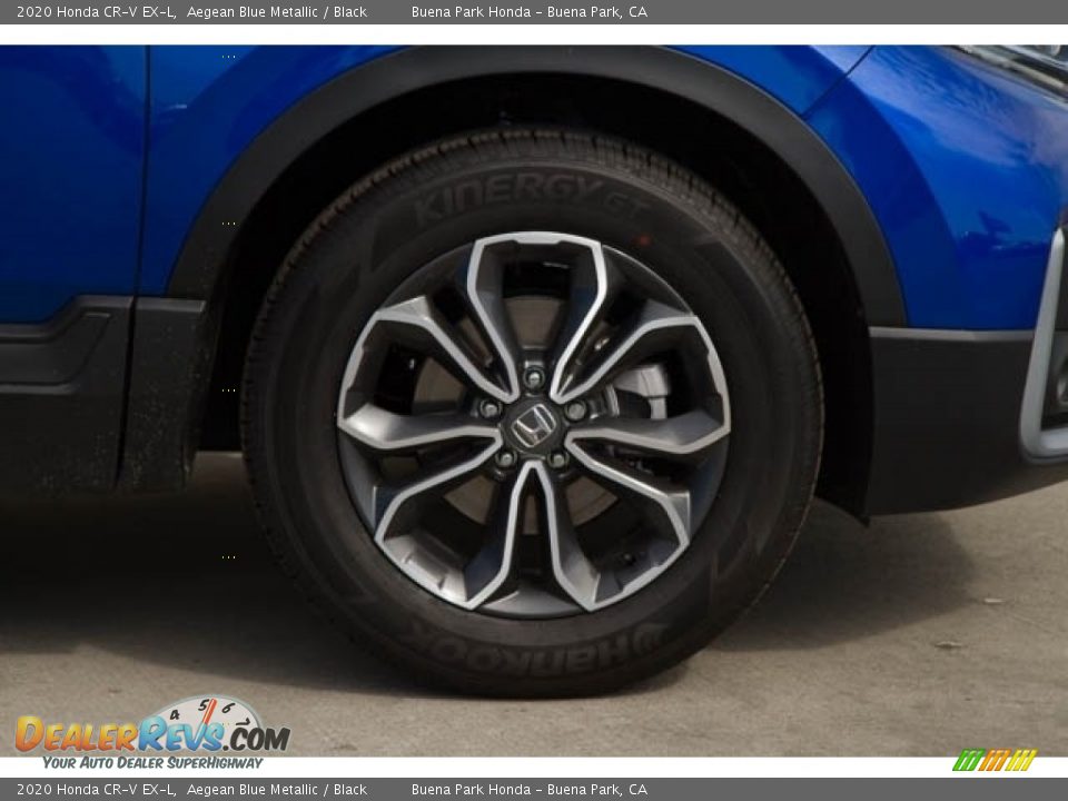 2020 Honda CR-V EX-L Aegean Blue Metallic / Black Photo #9