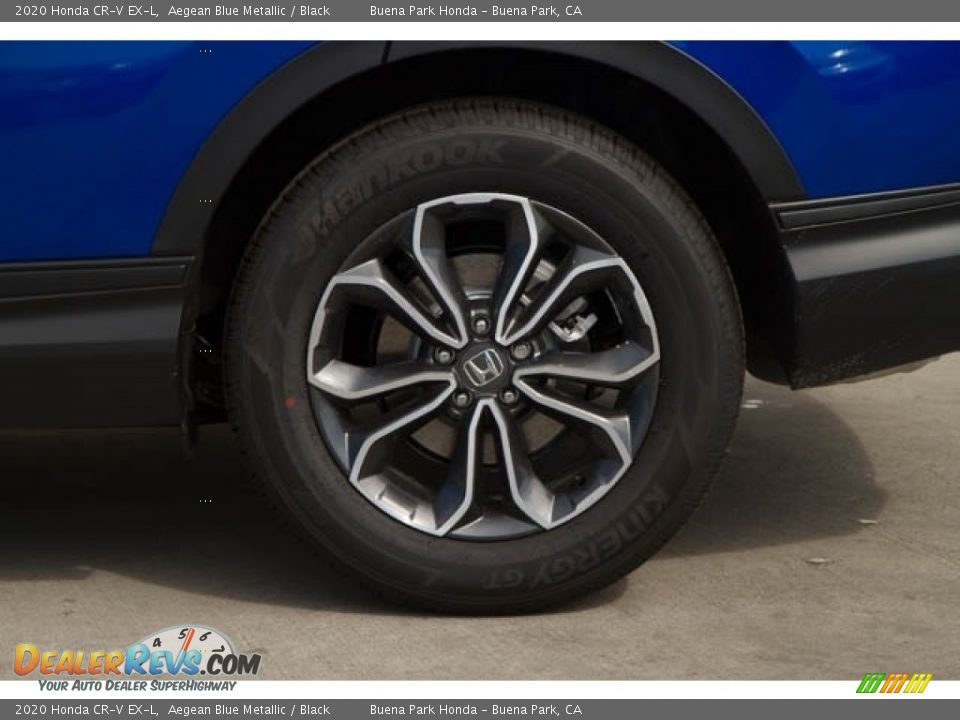 2020 Honda CR-V EX-L Aegean Blue Metallic / Black Photo #10