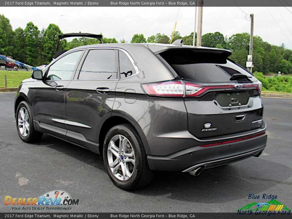 2017 Ford Edge Titanium Magnetic Metallic / Ebony Photo #3